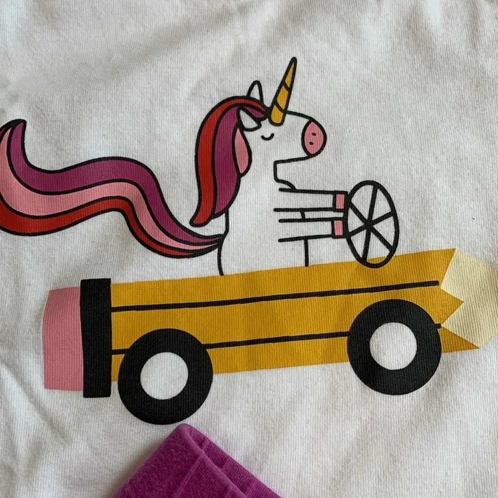Gillian's Closet Long Sweatshirt, Okie Dokie Tee, Circo Leggings